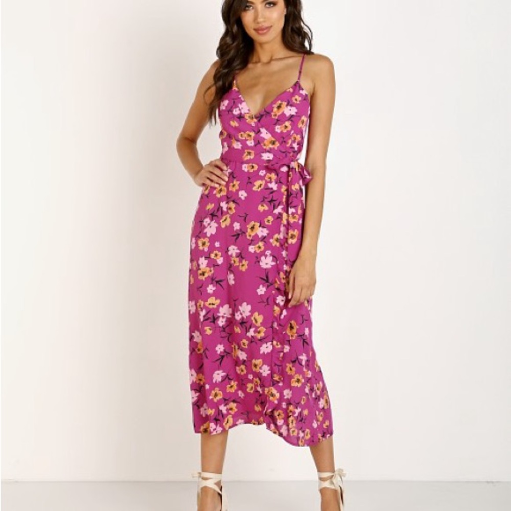 Flynn skye Nikki wrap dress berry kiss- NWOT
